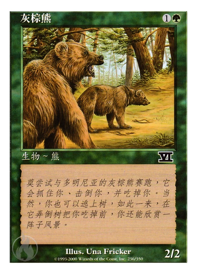灰棕熊 — Classic Sixth Edition