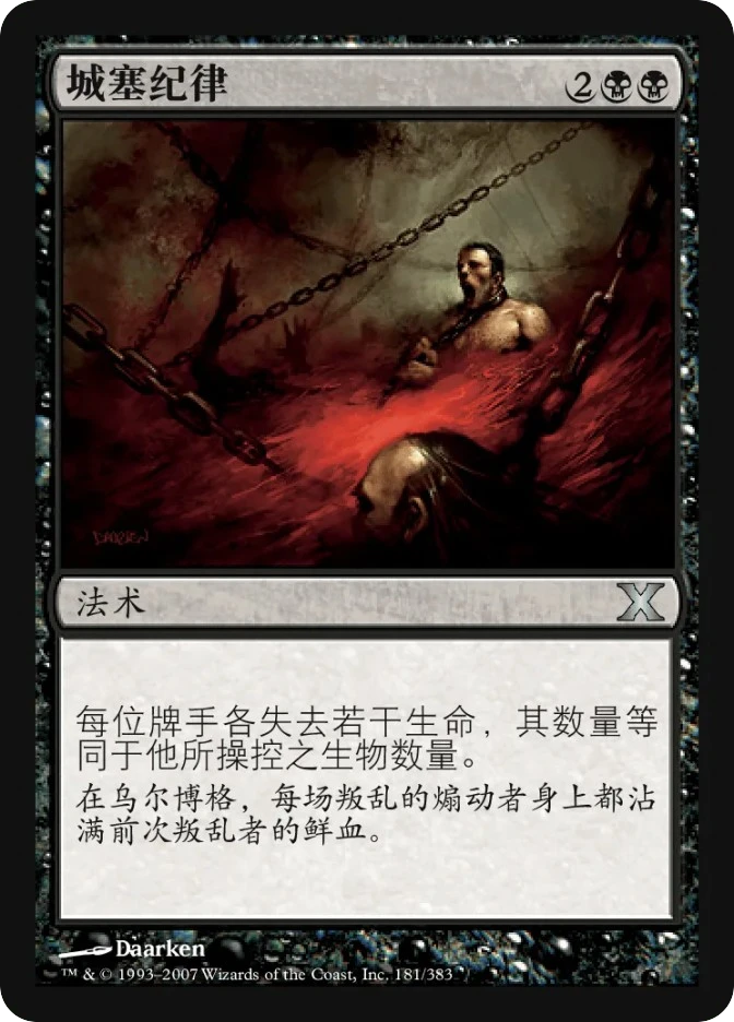城塞纪律 — Tenth Edition