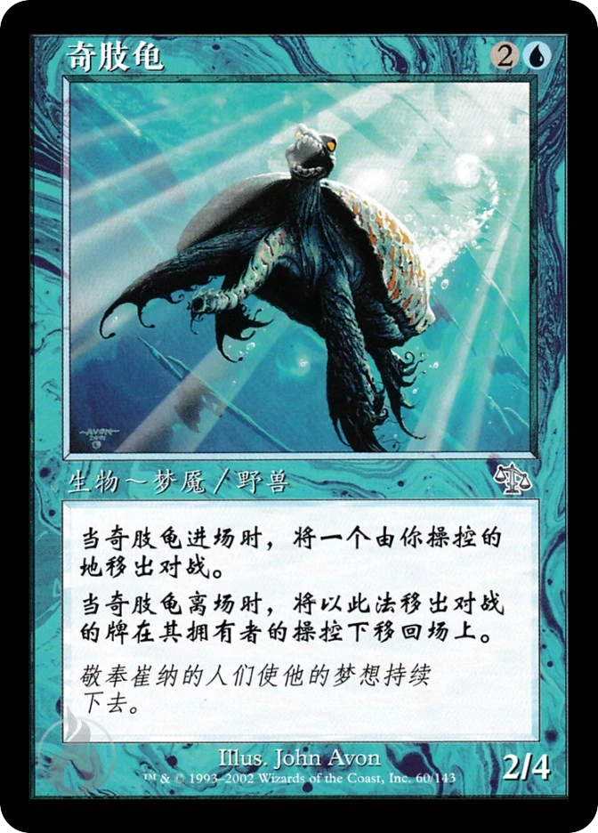 奇肢龟 — Judgment