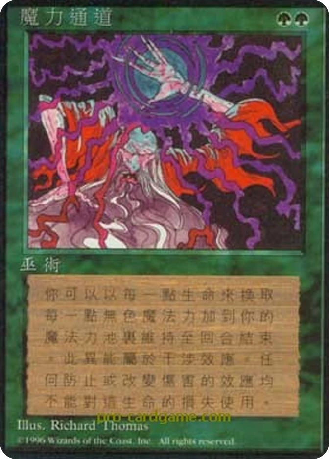 魔力通道 — Fourth Edition Foreign Black Border