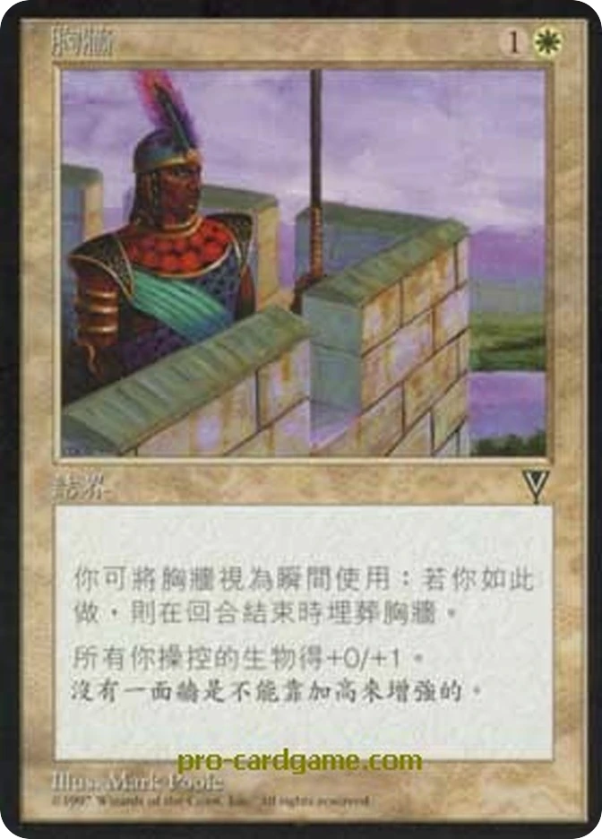 胸墙 — Visions