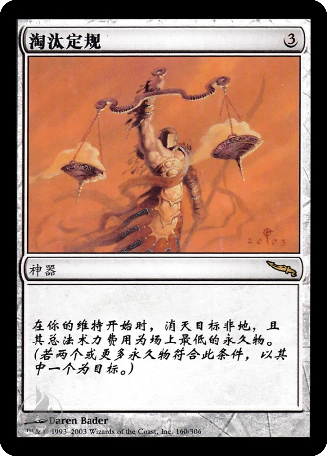 淘汰定规 — Mirrodin