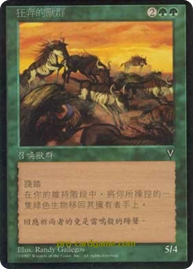 狂奔的兽群 — Visions