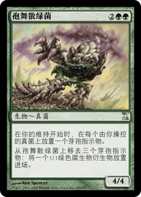 孢舞散绿菌