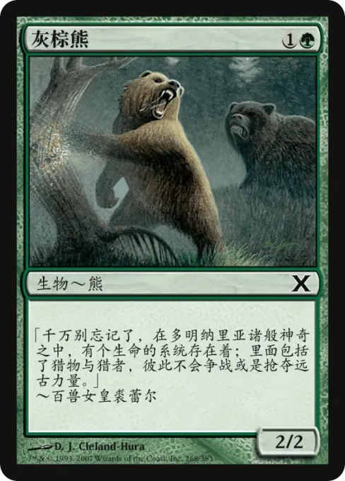灰棕熊