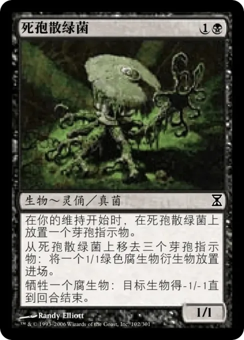 死孢散绿菌