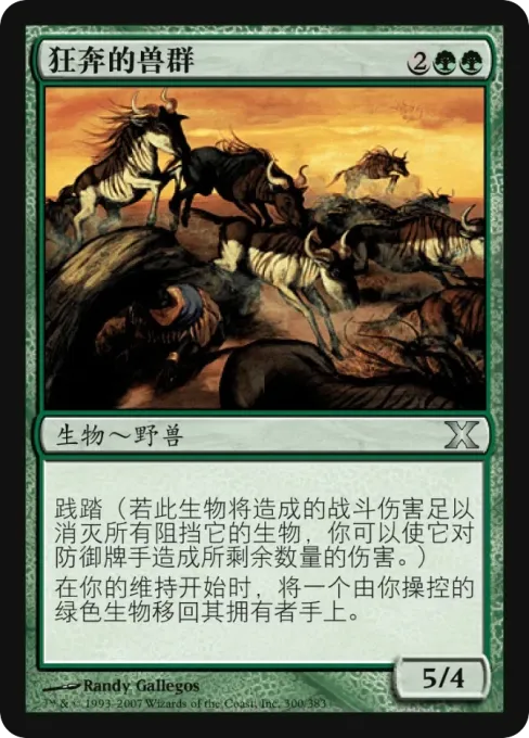 狂奔的兽群