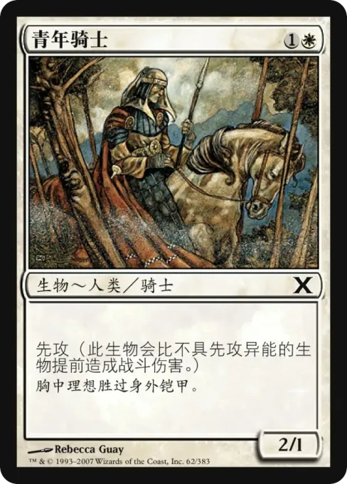青年骑士